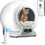 PetCove Large Automatic Cat Litter Box - Self Cleaning Litter Box for Multi-Cat Homes - App-Controlled Odor-Free Waste Removal - Maintains Hygienic Environment - Electric & Automated Odor Removal