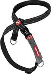 EzyDog Crosscheck Harness - Dog Training Harness - No Pull Harnesses for Dogs - Escape Proof, Reflective, Comfortable, Easy to Fit (L, Black)