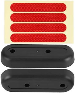 Keenso 2PCS Rear Fork Decorative Cover, Rear Fork Decorative Cover Reflective Sticker Fit for G30 Electric Scooter(red) Electric Modification Accessories