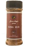 Premium | BROWN SUGAR Texas BBQ Wing Dry Rub | Large Shaker | Calorie Free | Fat Free | Saturated Fat Free | Cholesterol Free | Low Sugar | Crafted in Small Batches with Farm Fresh SPICES for Premium Flavor and Zest