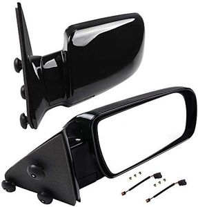 SCITOO Side View Mirrors A Pair of Mirrors Fit Compatible with 1988-1999 For Chevy C1500 C2500 C3500 For Chevy K1500 K2500 K3500 1995-2000 For Chevy Tahoe Manual Folding 15036360