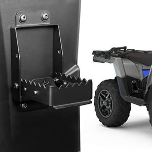 ATV Foot Rests,kemimoto Foot Pegs for Rear Passengers Heavy Duty Comfortable Foot Pedestal 4 Wheel Universal Foldable Footrest Compatible with Polaris Sportsman Scrambler Foreman Fourtrax