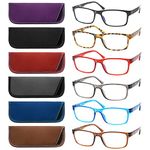 Ronecool 6 Pack Blue Light Blocking Reading glasses Filter UV Ray Glare Computer Readers Fashion Eyeglasses for Women men