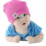 SYGA Unisex Cotton Cap (PlainCap_Pink_Pink_S) 6M - 5YEARS