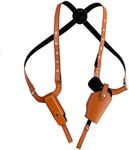 Shoulder Holster, Tactical Gun Holster Leather Concealable Double Shoulder Holster w/Adjustable Strap for 1911 92 96 45.43