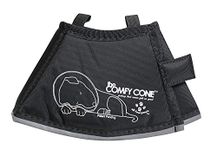 All Four Paws Comfy Cone Pet Cone for Dogs, Cats, X-Small, Black - Comfortable Soft Dog Cone Collar Alternative for After Surgery, Wound Care, Spay, Neuter - Dog and Cat Recovery Elizabethan-Collar