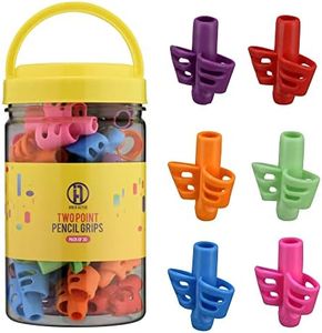 INNER-ACTIVE Two Point Pencil Grips 30 Pack, Handwriting Training for Kids and Preschoolers, Classroom Bulk, Occupational Therapy Writing Tool to Improve Tripod Grasp
