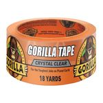 Gorilla 6060002 Crystal Clear Glass Tape 18YD, 1 - Pack