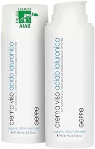 100ml. Bio Crema Viso Acido Ialuronico Puro - Crema Idratante Con Noti Agenti Antirughe, Notte e Giorno per Uomo e Donna. Illuminante e Idratante Adatto per Contorno Occhi