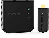 Nyrius Aries Prime Wireless Video HDMI Transmitter & Receiver for Streaming HD 1080p 3D Video & Digital Audio from Laptop, PC, Cable, Netflix, YouTube, PS to HDTV/Projector (NPCS549)