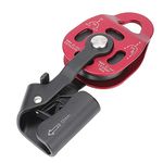 Climbing Pulley Aluminium Duty 4KN Single Swivel Rope Pulley Rescue Equipment for 8-12mm Rope