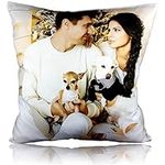 Personalised Cushion Printed Photo Collage Gift Custom Made Large Print (16" x 16") (40cm x 40cm) Love Cushion + Filling FREE