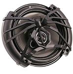 Soundstream AF.653 Arachnid Full Range 6.5" 3-Way 300W Speakers, Black and Silver