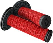 SCOTT 269305-4959 Mellow + Donut Motocross Grips, Neon Red/Black