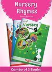 Nurture English Popular Nursery Rhymes Books for Kids | 2 to 5 Year Old Babies | Short Poems with Colourful Pictures for Preschool and Kindergarten Children | Set of 3 Books with 78 LKG and UKG Rhymes