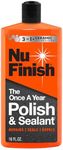 Nu Finish Once a Year Polish and Sealant, Car Polish and Paint Sealant with 3-in-1 Ceramic Technology to Repair, Seal and Repel, 16 fl oz Bottle