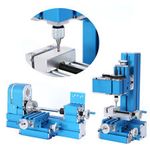 Mini Lathe Milling Machine DIY Woodworking Soft Metal Processing Tools for Hobby