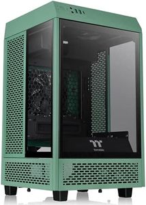 Thermaltake Tower 100 Racing Green Edition Tempered Glass Mini Tower Computer Chassis Supports Mini-ITX CA-1R3-00SCWN-00