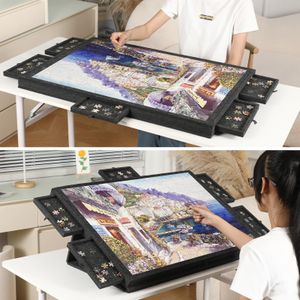 Ruication Tilting Jigsaw Puzzle Board – Adjustable Tabletop Organizer