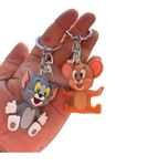 Blue Beads Combo Offer New Trending Multi Color 3D Cartoon Character Rubber Keychain Chain Keyring (Pack of 2 Pcs Any Design)