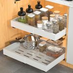 DEKAVA 2 Pack Pull Out Cabinet Orga