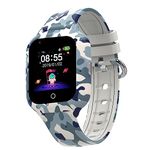 Turet Marcos 2.O Kids Smart Watch— GPS Tracker with Voice & Video Call, SOS, HD Camera, Waterproof, 4G Sim Enabled, Smartwatch for Kids (Black)
