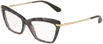 Dolce & Gabbana DG5025 504 53M Transparent Grey Cateye Eyeglasses For Women+ BUNDLE with Designer iWear Eyewear Kit