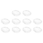 uxcell Earring Pads, 200pcs - Silicone Clip-on Earring Backs, Comfort Clip-On Earrings Cushions(Clear,10x9mm)