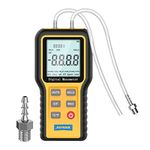 Digital Manometer,Handheld HVAC Manometer,Dual-Port Manometer Gas Pressure Tester