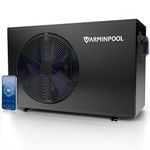Pool Heat Pumps, 30,000 BTU Pool Heat Pump for Above Ground Pools Up to 7000 Gallons, WiFi Control, Titanium Heat Exchanger, 120V, Smart Inverter, V7 Plus