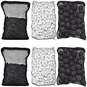 CNZ® Aquarium Filter Media Kits (Double Pack) - Activated Carbon, bio Ball, Ceramic Ring
