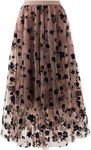Velinsak Skirts for Women Midi Long