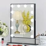 FENCHILIN Lighted Makeup Mirror Hol