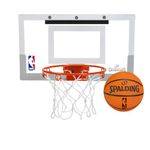 Spalding NBA Slam Jam Over-The-Door Mini Basketball Hoop