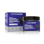 Active Wow Activated Coconut Charcoal Powder - Whitening Activated Charcoal, Charcoal Vanilla Toothpaste, Fluoride Free, Sulfate & Paraben Free, Charcoal Toothpaste Powder