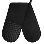 Black Oven Mitts