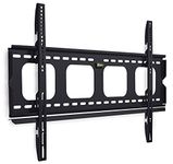 Mount-It! Fixed TV Wall Mount Bracket Slim Low-Profile for 50, 55, 60, 65, 70, 75, 80 Inch Flat Screen TVs, Heavy-Duty 220 lbs Capacity, Ultra-Slim Design Flush 1 inch Profile, VESA 800x400, 600x400