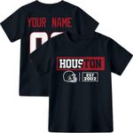 KREDE Houston T Shirt Custom Kids Short Sleeve for Girl Boy Gift