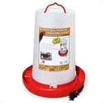 Farm Innovators Model HPF-100 "All-Seasons" Heated Plastic Poultry Fountain, 3 Gallon, 100-Watt