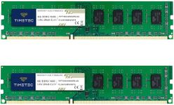 Timetec 16GB KIT(2x8GB) DDR3 1600MHz (DDR3-1600) PC3-12800 (PC3-12800U) Non-ECC Unbuffered 1.5V CL11 2Rx8 Dual Rank 240 Pin UDIMM Desktop PC Computer Memory RAM(SDRAM) Module Upgrade