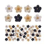 200pcs Retro Small Petal Button All-Match High Button Accessories Accessories for Decoration Handmade Craft, for Clothes, Sewing