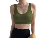 DAVINA FASHIONS Women's casual Fit Padded Camisole bralette top with all-day comfort, support and style to flaunt The pretty You. (Removable Pads) Free-Size (28-34 Bust-Size) (Free Size, Green)