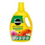 Miracle Grow Plant Food Fertiliser - All Purpose 2.5L Plant Feed Concentrated Liquid with Topline Card. Child & Pet Friendly Garden Fertilizer for Outdoor & Indoor House Plants, Vegetables