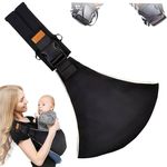 Baby Sling Carrier Baby Wrap Carrier Toddler Sling Baby Carrier Slings with Adjustable Shoulder Strap,Child Sling Baby Side with Shoulder Strap, Baby Sling for Newborns to Toddlers (Black)