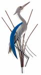 New Contemporary Metal Wall Art Sculpture – Abstract Bird/Heron Head Up