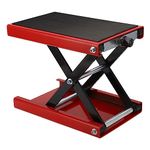 Motorcycle Scissor Lift Jack Hoist, Motorcycle Stand Adjustable Lifting Kickstand Table Hoist, for Garage, Shop or at The Track, Scissor Hoist Jack Lift
