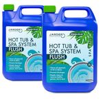 Jarder Hot Tub and Spa System Flush 10L - Cleans and Sterilises all Internal Pipework - Removes Dirt, Oil, Grease and More - 20 Treatments per 10L