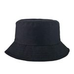 Deolven Bucket Hat,Ladies Reversible Hat Soft Cotton & Polyester Fabric Basin Cap Fisherman's Hat for Men Women Unisex Camping Hiking Fishing Hunting 56-58cm Black