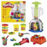 Play-Doh Swirlin' Smoothies Toy Blender Playset, Play Kitchen Appliances, Kids Arts and Crafts Toys for 3 Year Old Girls and Boys and Up