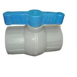 2 PCs Heavy PVC 4 Inch Ball Valve For Household, Agriculture and Industrial Purpose (4")